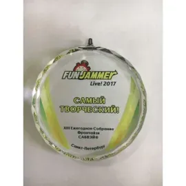 продам спортивные медали Сувенир медаль хрустальная CM002K в интернет-магазине kubki-olimp.ru и cup-olimp.ru Фото 0