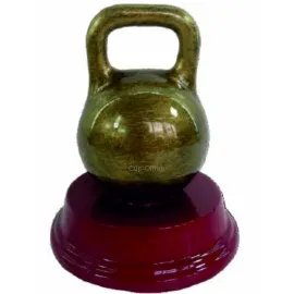 Купить пластиковую статуэтку Гиря (28) в интернет-магазине kubki-olimp.ru и cup-olimp.ru Фото 0