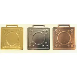 Медаль MK 515 G (50 мм), Цвет медали: золото, Диаметр вкладыша, мм.: 25, Диаметр медали, мм.: 50