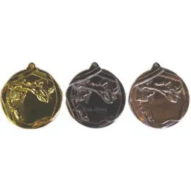 Медаль каратэ золото,серебро,бронза MD 611, Цвет медали: золото, Диаметр медали, мм.: 60