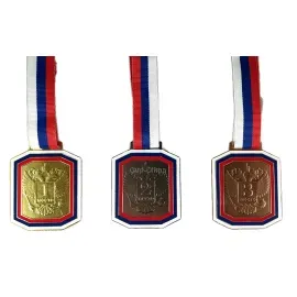 Медаль MD Rus 12 G, Цвет медали: золото, Диаметр медали, мм.: 70