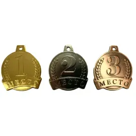 Медаль MK 404 G, Цвет медали: золото, Диаметр медали, мм.: 40