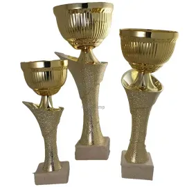 Кубок K593C (3), Цвет: золото, Высота кубка, см.: 21, Диаметр чаши, мм.: 80