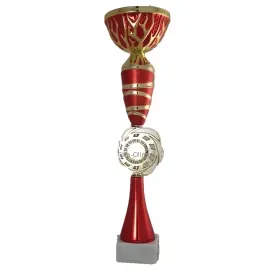 Кубок L 3184 C (30,80мм), Цвет: красный, Высота кубка, см.: 36.5, Диаметр чаши, мм.: 100