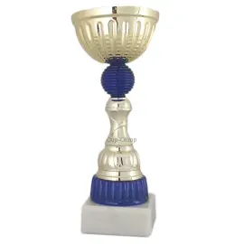 кубок K211 С (3), Цвет: золото/красный, Высота кубка, см.: 23.5, Диаметр чаши, мм.: 100