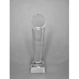 Сувенир из стекла "Стела медаль" 26 см