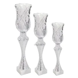 Кубок K130, Цвет: серебро, Высота кубка, см.: 34.5, Диаметр чаши, мм.: 80