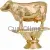 Бюджетная статуэтка корова F126 в интернет-магазине kubki-olimp.ru и cup-olimp.ru Фото 0