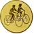 Вкладыш велосипедист D2 A100 в медали спортивные для награждения в интернет-магазине kubki-olimp.ru и cup-olimp.ru Фото 0
