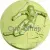 Вкладыш лыжи D10 B18  в медали за места в интернет-магазине kubki-olimp.ru и cup-olimp.ru Фото 0