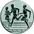 Спортивные вкладыш бег D1S a32 в медали на лентах в интернет-магазине kubki-olimp.ru и cup-olimp.ru Фото 0