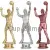 Фигурка волейбол F21, Цвет пластиковых статуэток: золото, Высота статуэтки, см.: 15