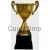 кубок наградной РУС1111 с крышкой, Цвет: золото/синий, Высота кубка, см.: 26, Диаметр чаши, мм.: 100
