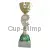 Кубок в трёх цветах K818, Цвет: зеленый, Высота кубка, см.: 26.5, Диаметр чаши, мм.: 80
