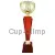 Кубок деревянный KB 6020, Цвет: золото/красный, Высота кубка, см.: 35.5, Диаметр чаши, мм.: 120