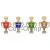 Кубок P096A-RD (1), Цвет: красный, Высота кубка, см.: 20, Диаметр чаши, мм.: 100