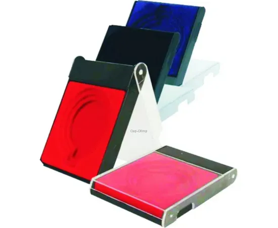 Футляр для медалей RP 8114 (черный,синий, красный), Размер коробки для медалей: 60/60, Цвет коробки для медалей: чёрная