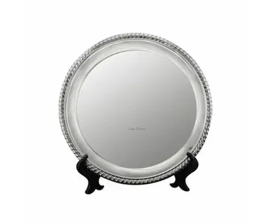 Сувенирная тарелка оптом круглая метал, тарелка 10" в интернет-магазине kubki-olimp.ru и cup-olimp.ru Фото 0