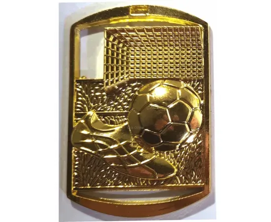 медаль наградная спортивная футбол 18-183G в интернет-магазине kubki-olimp.ru и cup-olimp.ru Фото 1