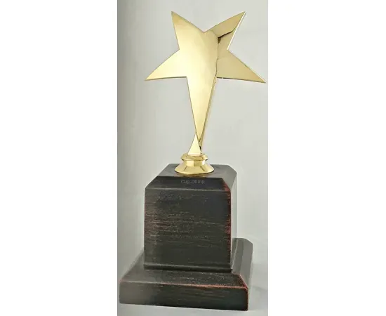 Звезда, Высота литой статуэтки: 17, Материал: метал, изображение 3
