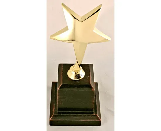 Звезда, Высота литой статуэтки: 17, Материал: метал, изображение 2