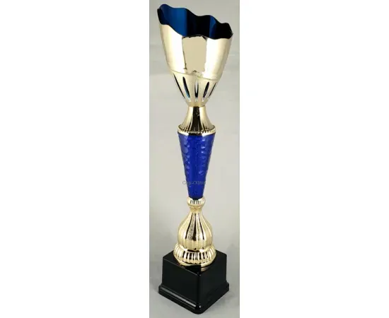 Кубок K782 C, Цвет: золото/синий, Высота кубка, см.: 35, Диаметр чаши, мм.: 80, изображение 2