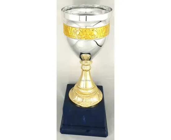 Кубок подарочный 5228, Цвет: золото/серебро, Высота кубка, см.: 30, Диаметр чаши, мм.: 120