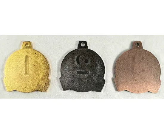 Медаль MK 514 G (50мм), Цвет медали: золото, Диаметр медали, мм.: 50, изображение 2