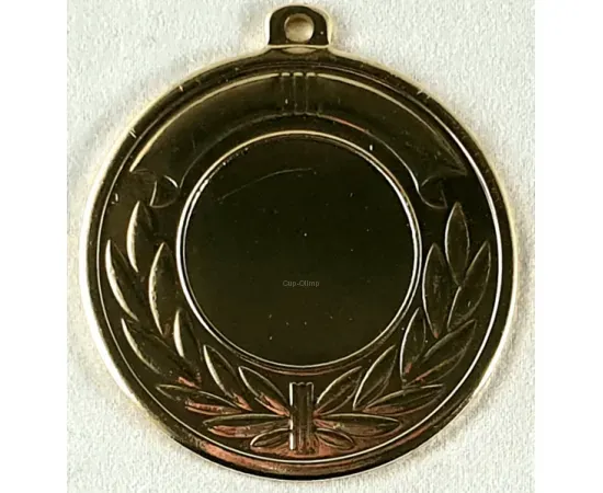 Медаль L111 (50мм), Цвет медали: золото, Диаметр вкладыша, мм.: 25, Диаметр медали, мм.: 50, изображение 3