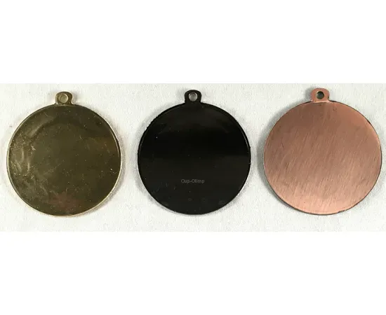Медаль L111 G, Цвет медали: золото, Диаметр вкладыша, мм.: 25, Диаметр медали, мм.: 50, изображение 2