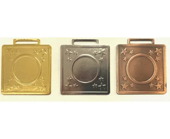 Медаль MK 515 (50мм), Цвет медали: золото, Диаметр вкладыша, мм.: 25, Диаметр медали, мм.: 50