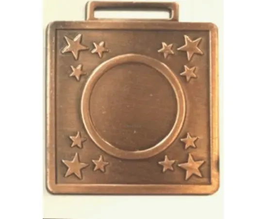 Медаль MK 515 G (50 мм), Цвет медали: бронза, Диаметр вкладыша, мм.: 25, Диаметр медали, мм.: 50