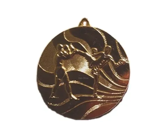 Медаль по кикбоксингу, Цвет медали: золото, Диаметр медали, мм.: 50, изображение 2