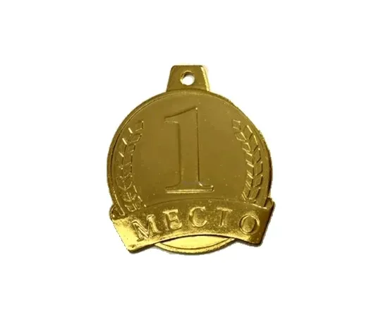 Медаль MK 404 (40мм), Цвет медали: золото, Диаметр медали, мм.: 40, изображение 2