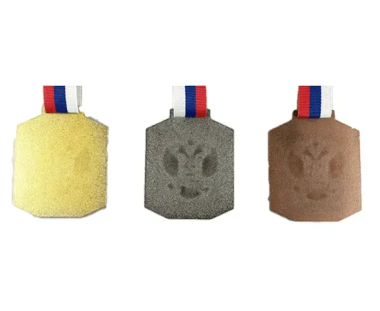 Медаль MD RUS 12, Цвет медали: золото, Диаметр медали, мм.: 70, изображение 2