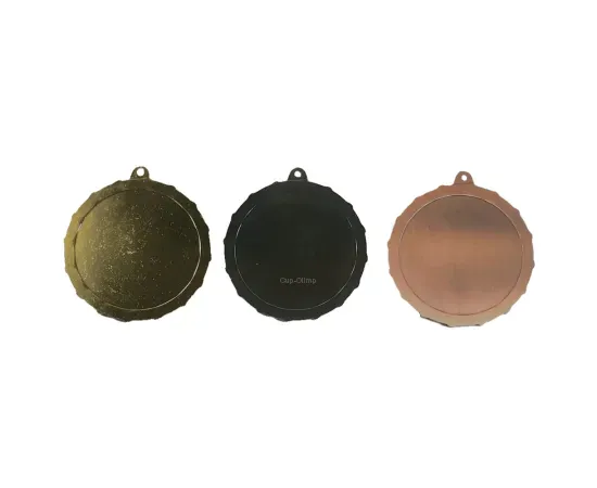 Медаль 80mm  MZ 3680 G, Цвет медали: золото, Диаметр вкладыша, мм.: 50, Диаметр медали, мм.: 80, изображение 2