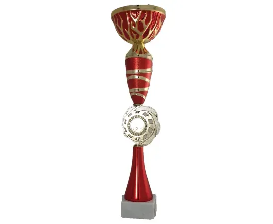 Кубок L 3184, Цвет: красный, Высота кубка, см.: 30, Диаметр чаши, мм.: 80, изображение 2