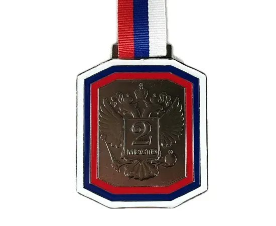 Медаль MD Rus 12 G, Цвет медали: серебро, Диаметр медали, мм.: 70