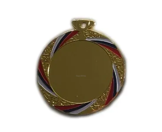 Медаль с Российской символикой золотая MD RUS 711G, Цвет медали: золото, изображение 3