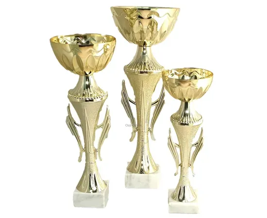 Кубок K825C (3), Цвет: золото, Высота кубка, см.: 23, Диаметр чаши, мм.: 80