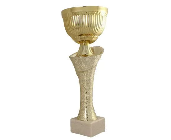 Кубок K593C (3), Цвет: золото, Высота кубка, см.: 26.5, Диаметр чаши, мм.: 100