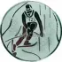 Купить вкладыш лыжи D2 a93S в медаль за спортивные достижения в интернет-магазине kubki-olimp.ru и cup-olimp.ru Фото 0
