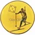 Вкладыш лыжи D2 A96  в медали спортивные купить в интернет-магазине kubki-olimp.ru и cup-olimp.ru Фото 0