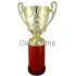Кубок из дерева, Цвет: золото/красный, Высота кубка, см.: 37.5, Диаметр чаши, мм.: 140